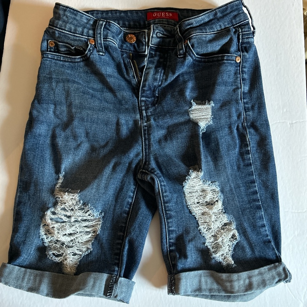women’s denim shorts from Guess. size us 24